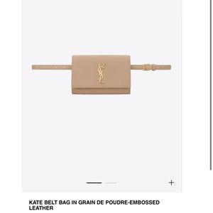 SOLD‼️ Nude YSL Belt Bag